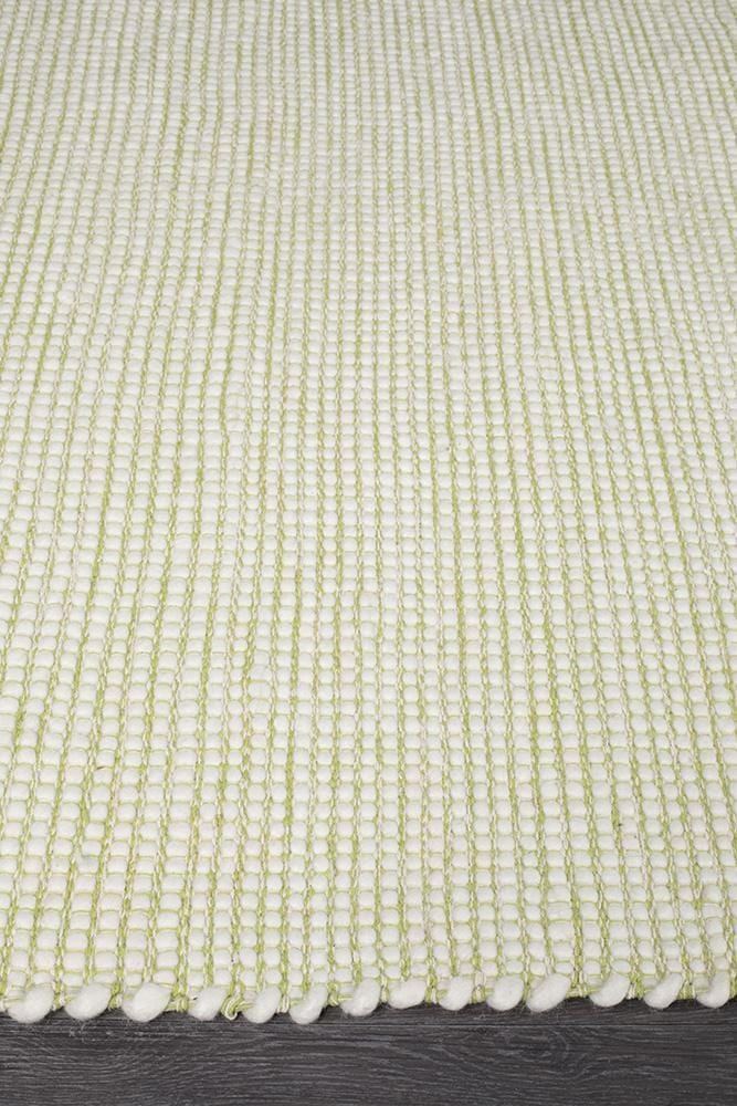 Loft-Loft Stunning Wool Pistachio Rug