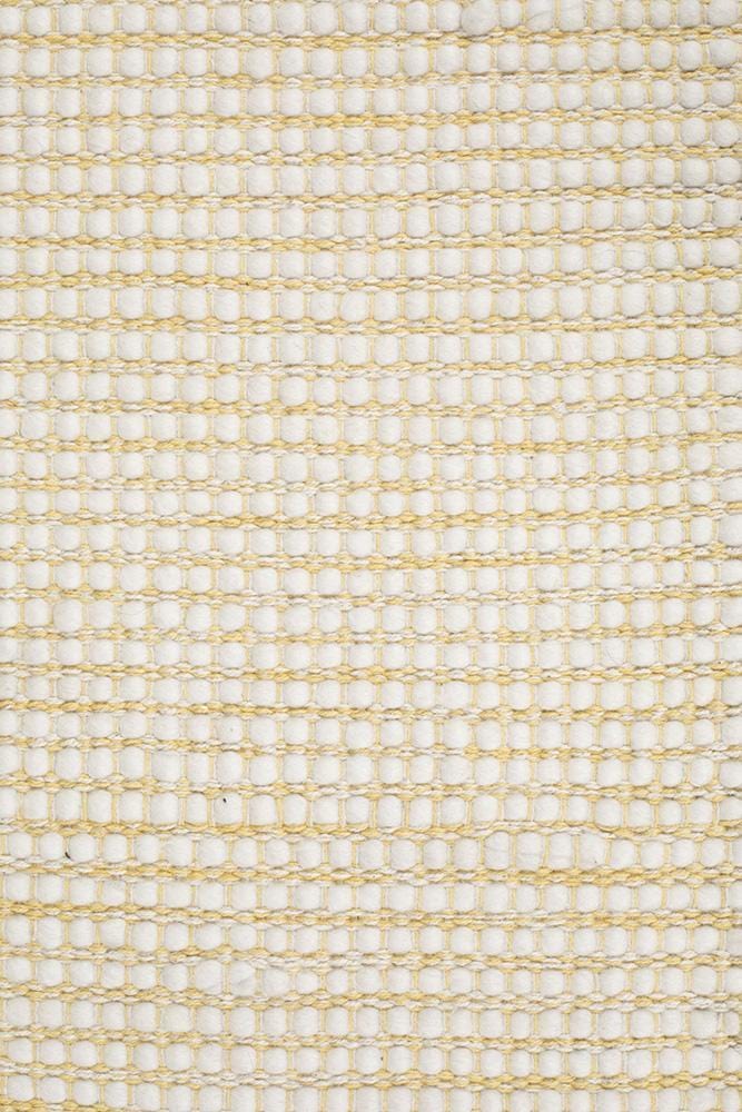 Loft-Loft Stunning Wool Yellow Rug