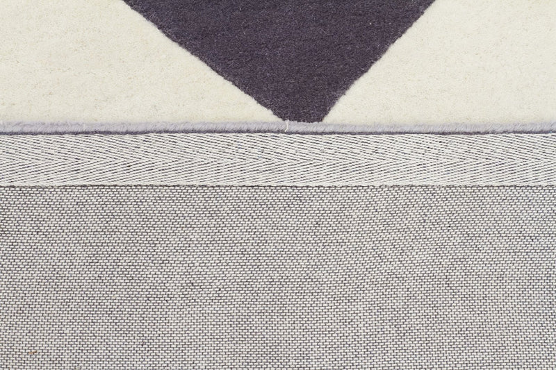 Matrix-Digital Designer Wool Rug Blue Grey White-RUG HOME