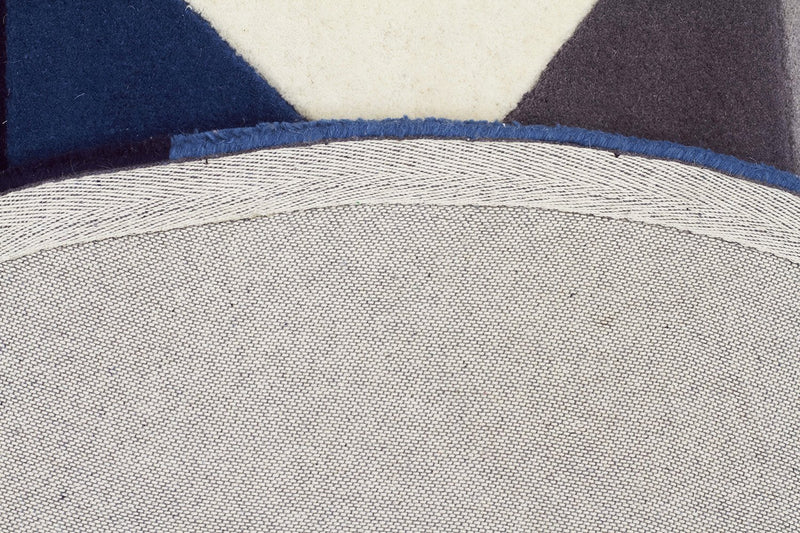 Matrix-Digital Designer Wool Rug Blue Grey White-RUG HOME