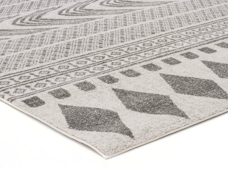 Mirage-Adani Modern Tribal Design Grey Rug