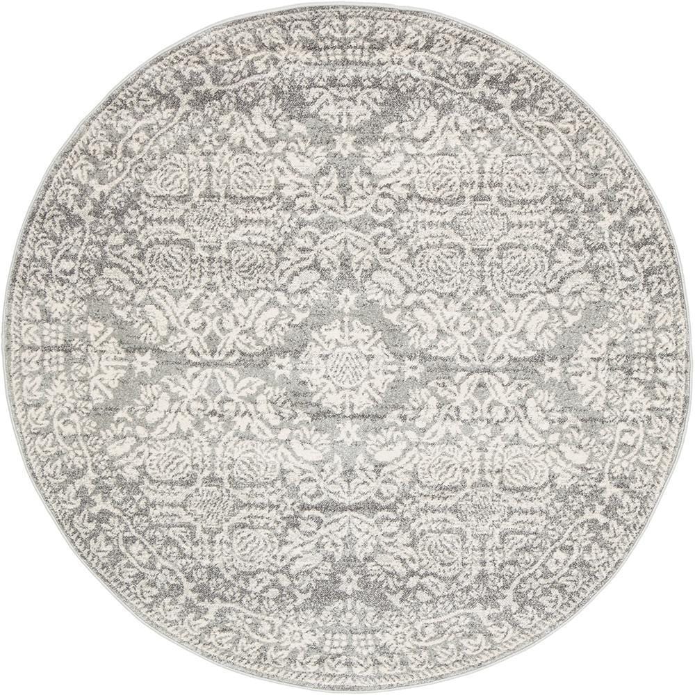 Mirage-Gwyneth Stunning Transitional Silver Round Rug