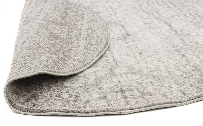 Mirage-Gwyneth Stunning Transitional Silver Round Rug