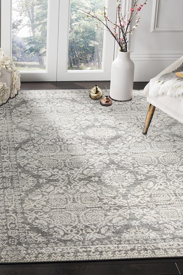 Mirage-Gwyneth Stunning Transitional Silver Rug