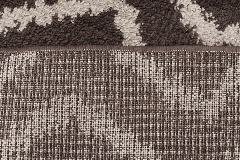 Morocco-Moroccan Chevron Design Rug Brown Beige-RUG HOME