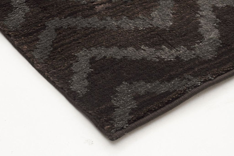 Morocco-Moroccan Chevron Design Rug Brown Grey-RUG HOME