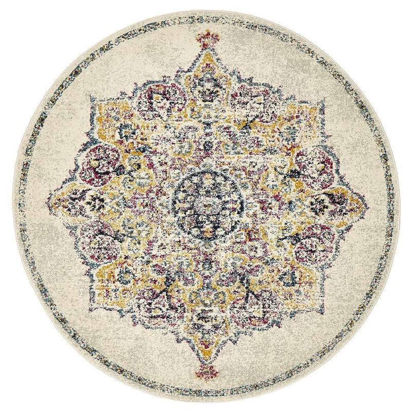 Museum-Museum Kendall Bone Round Rug