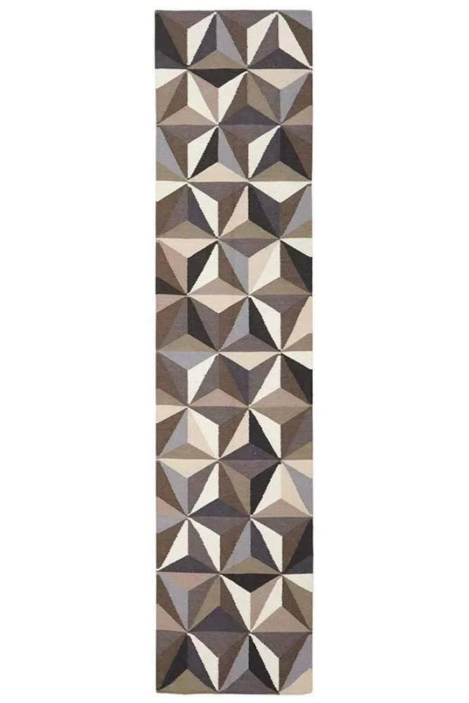 Dimensions Flat Weave Grey Rug