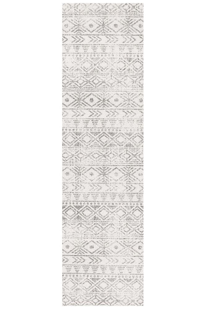 Oasis-Oasis Ismail White Grey Rustic Rug