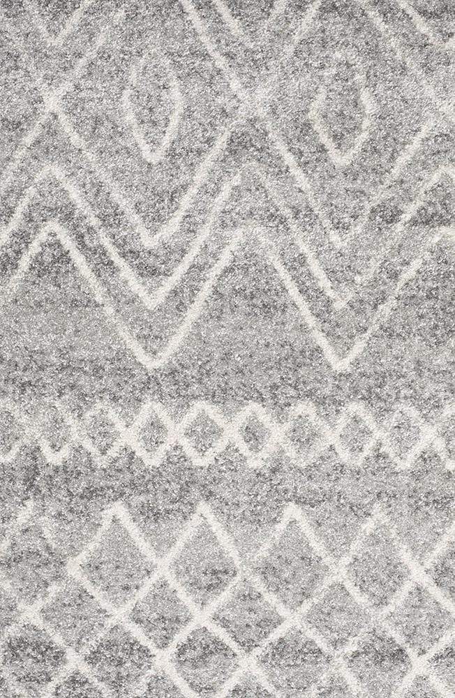 Oasis-Oasis Nadia Grey Rustic Tribal Rug