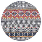 Oasis-Oasis Sabrina Multi Tribal Round Rug