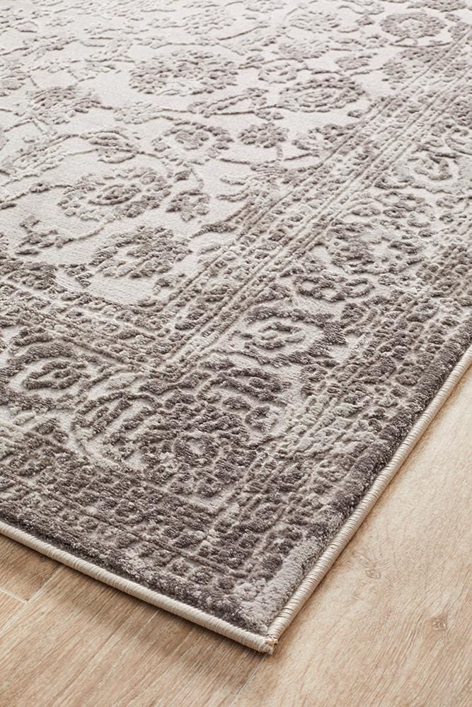 Oppulance-Opulence Lucy Silver Rug