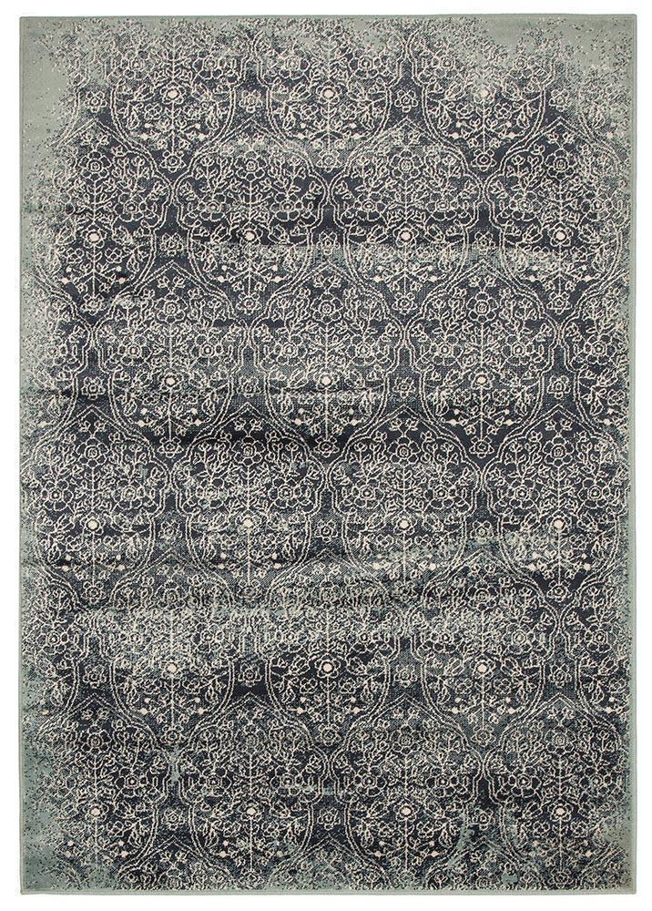 Oxford-Mayfair Edge Denim Rug-RUG HOME