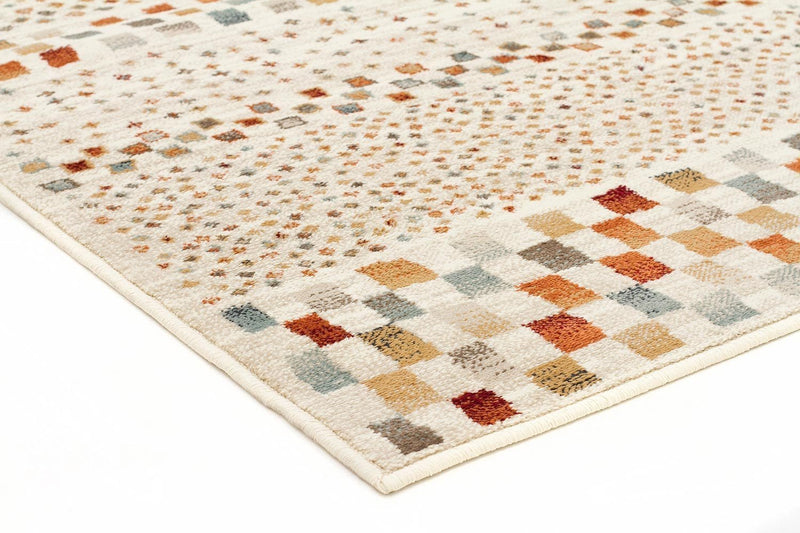 Oxford-Mayfair Squares Bone Rug-RUG HOME