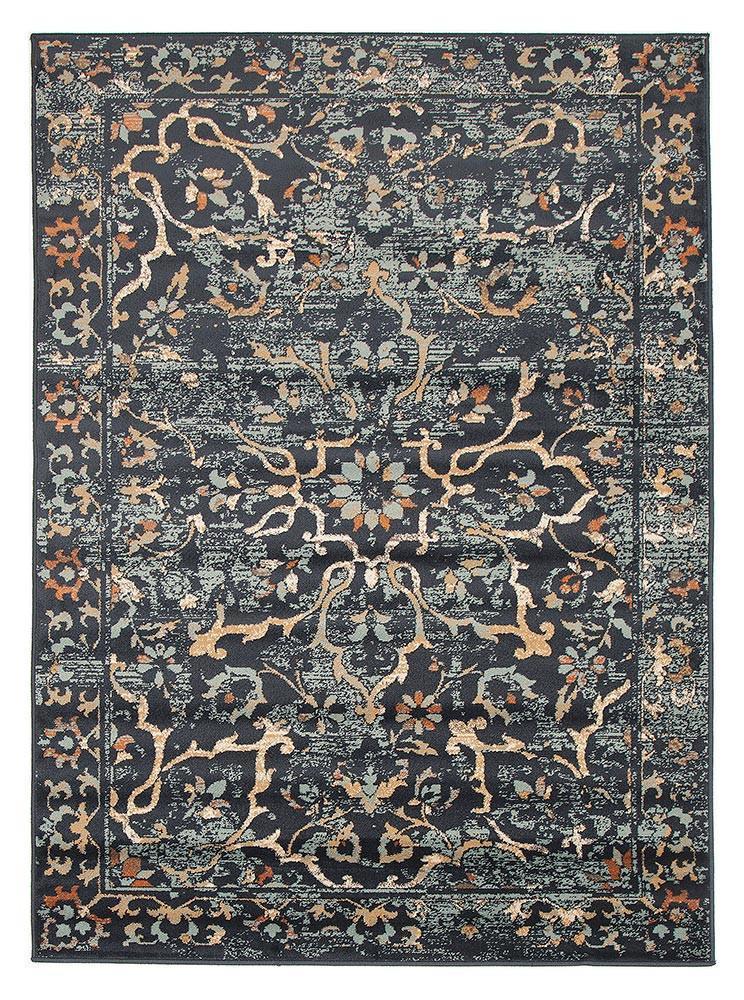 Oxford-Mayfair Stem Navy Rug-RUG HOME