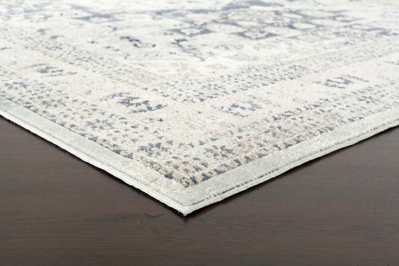 Providence-Esquire Brushed Traditional Blue Rug-RUG HOME