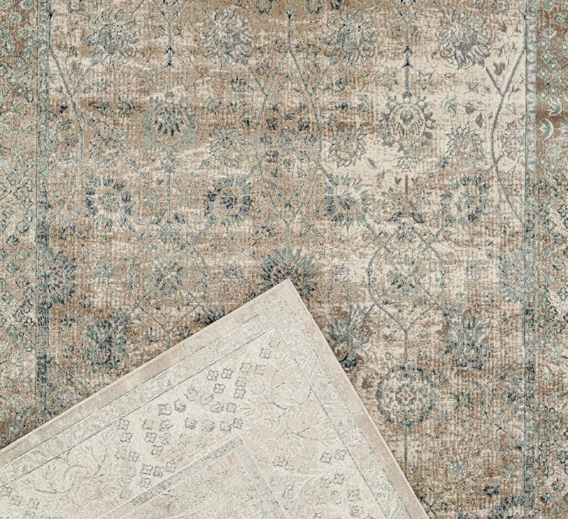 Providence-Esquire Vine Traditional Cream Rug-RUG HOME