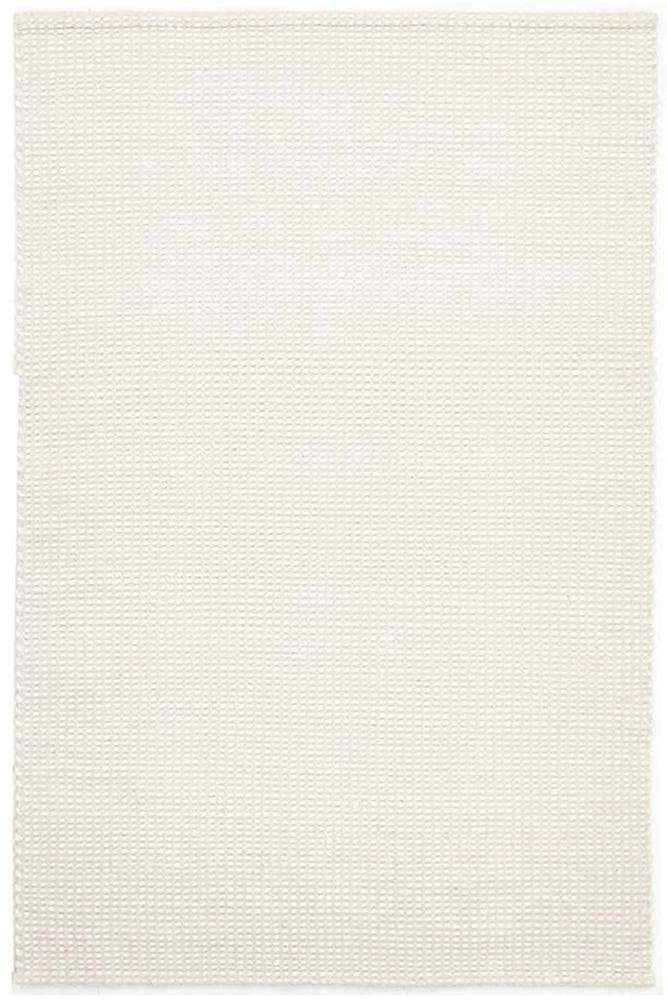 Skandi-Carlos Felted Wool Rug White Natural