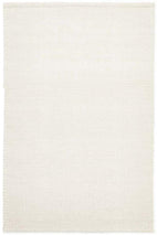 Skandi-Carlos Felted Wool Rug White Natural