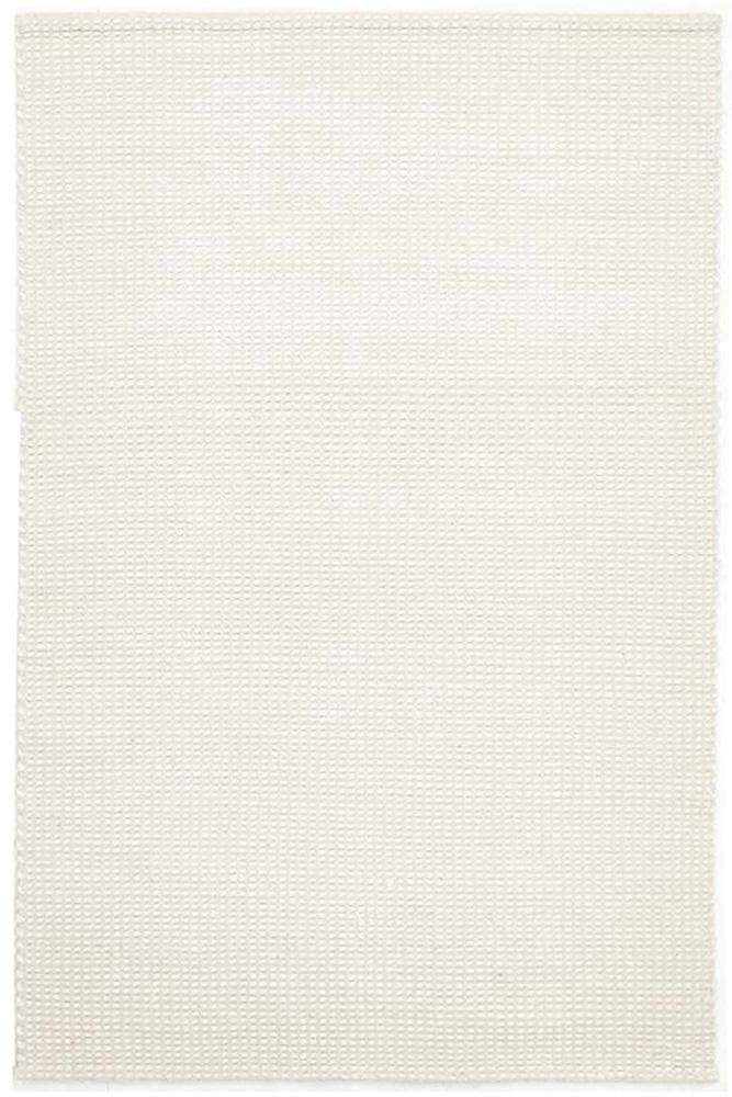 Skandi-Carlos Felted Wool Rug White Natural