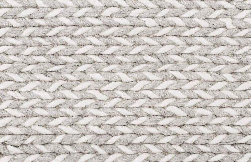 Studio-Helena Woven Wool Rug Grey White