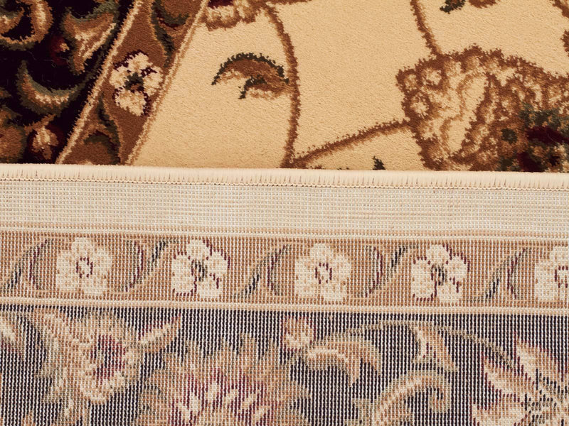 Sydney-Classic Rug Ivory with Black Border-RUG HOME