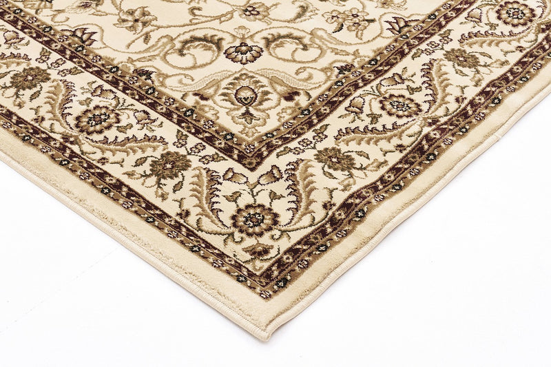 Sydney-Medallion Rug Ivory with Ivory Border-RUG HOME