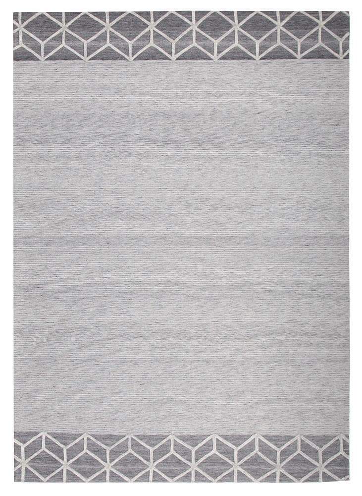 Visions-Winter Grey Pulse Modern Rug