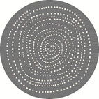 Terrazzo 40 Reversible Round Silver
