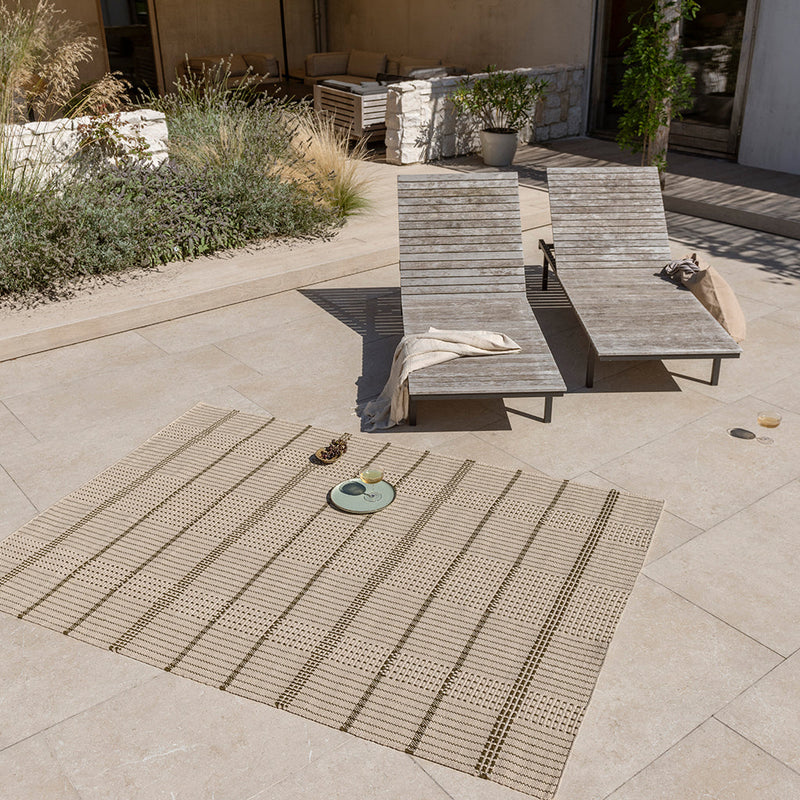 Brink & Campman Zona Olive Stitch 495707 Outdoor Rug