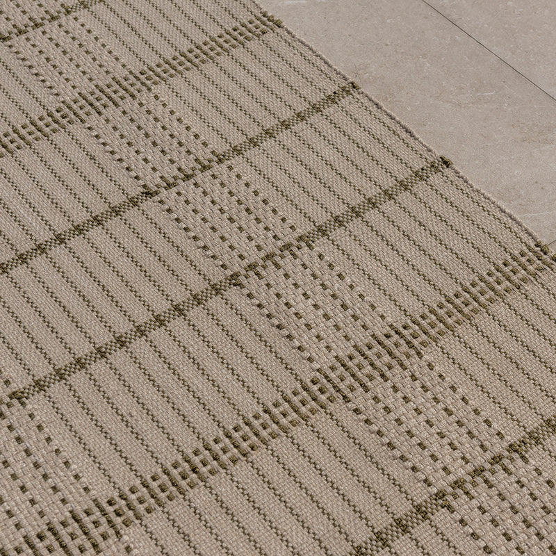 Brink & Campman Zona Olive Stitch 495707 Outdoor Rug