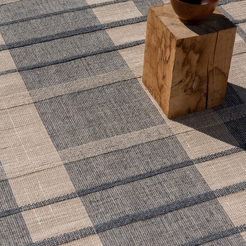 Brink & Campman Zona Denim Check 497408 Outdoor Rug