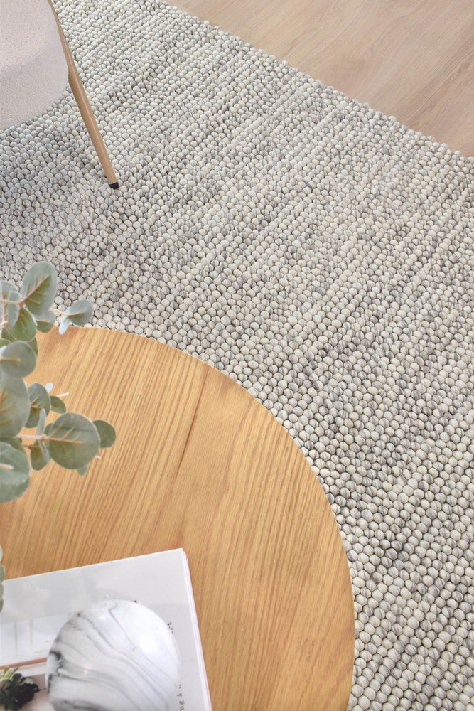 Allure Silver Mist Wool Rug