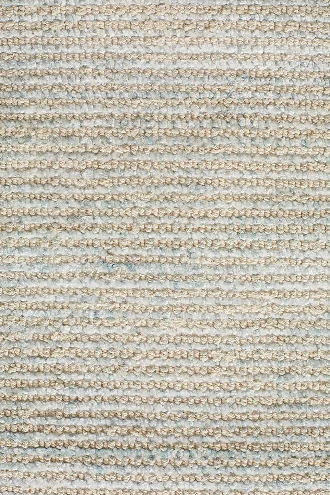 Allure Sky Blue Cotton Rayon Rug