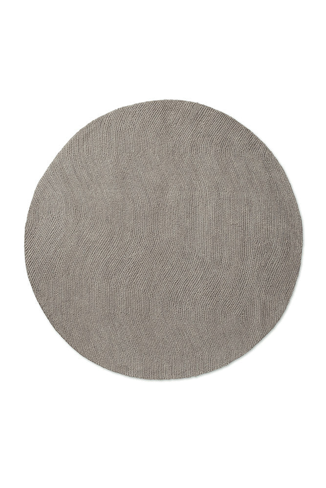 B&C Decor Echo Pebble 089704 Round Rug