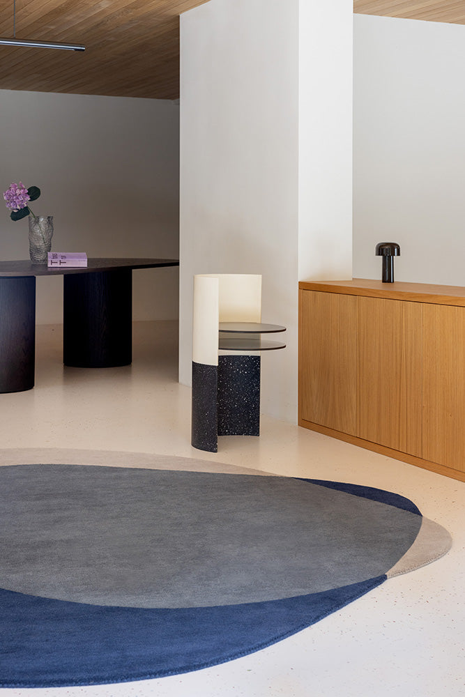 Brink & Campman Element Arp Blue 087608 Round Rug