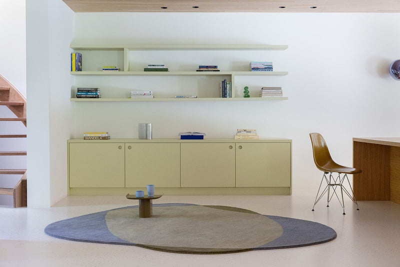 Brink & Campman Element Chad Grey Green 087704 Round Rug