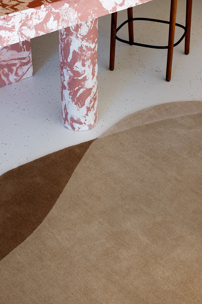 Brink & Campman Element Moore Caramel 087801 Round Rug