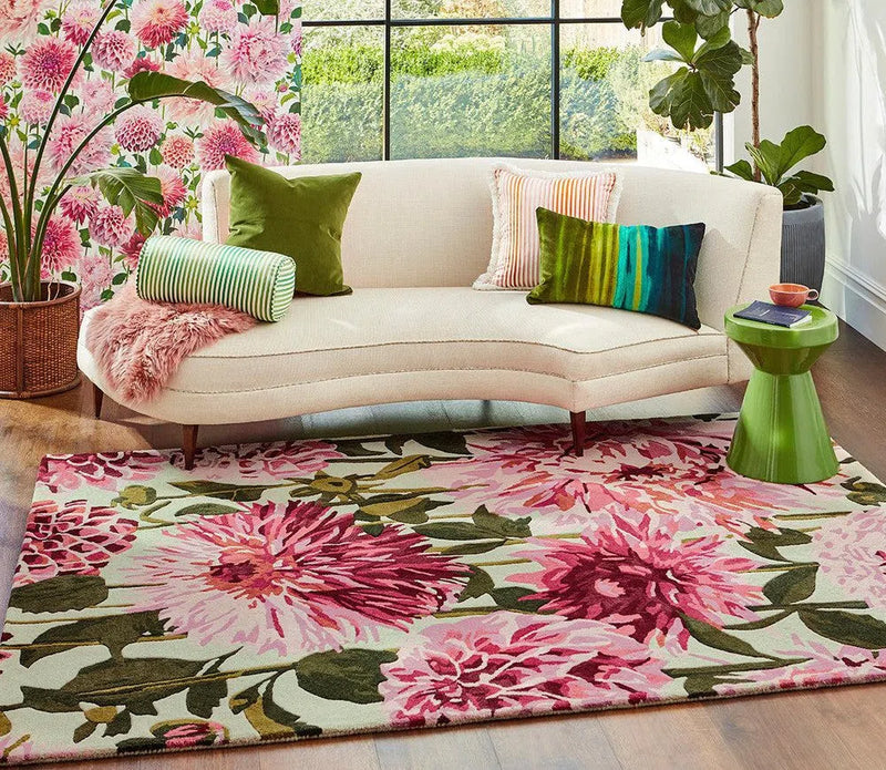 Harlequin Rugs Dahlia Fuchsia Palm 142402