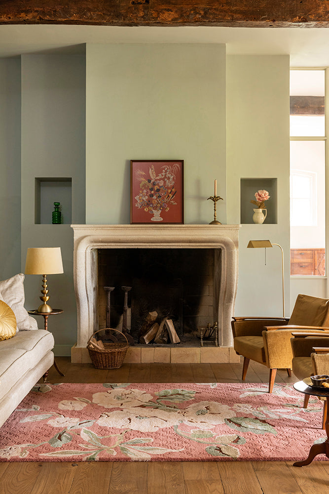 Laura Ashley Aylworth Trail Terracotta Orange 078603 Rug