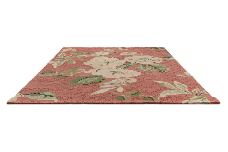 Laura Ashley Aylworth Trail Terracotta Orange 078603 Rug