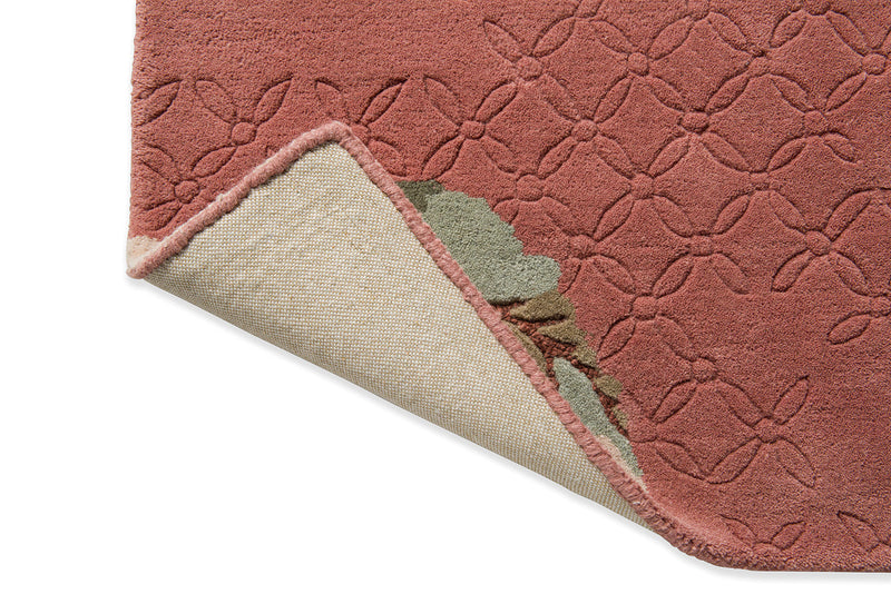 Laura Ashley Aylworth Trail Terracotta Orange 078603 Rug