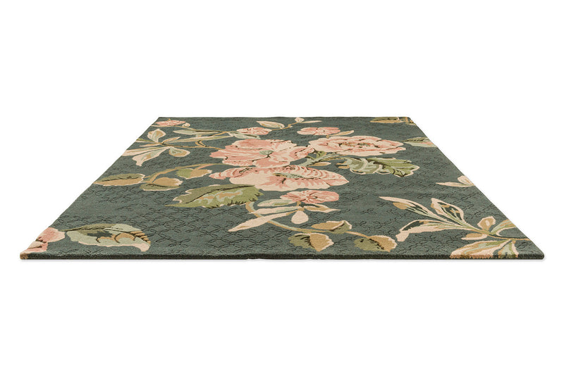 Laura Ashley Aylworth Trail Fern Green 078607 Rug
