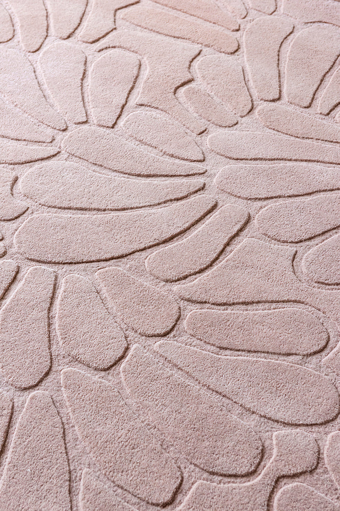 Laura Ashley Coleby Petals Chalk Pink 078802 Rug