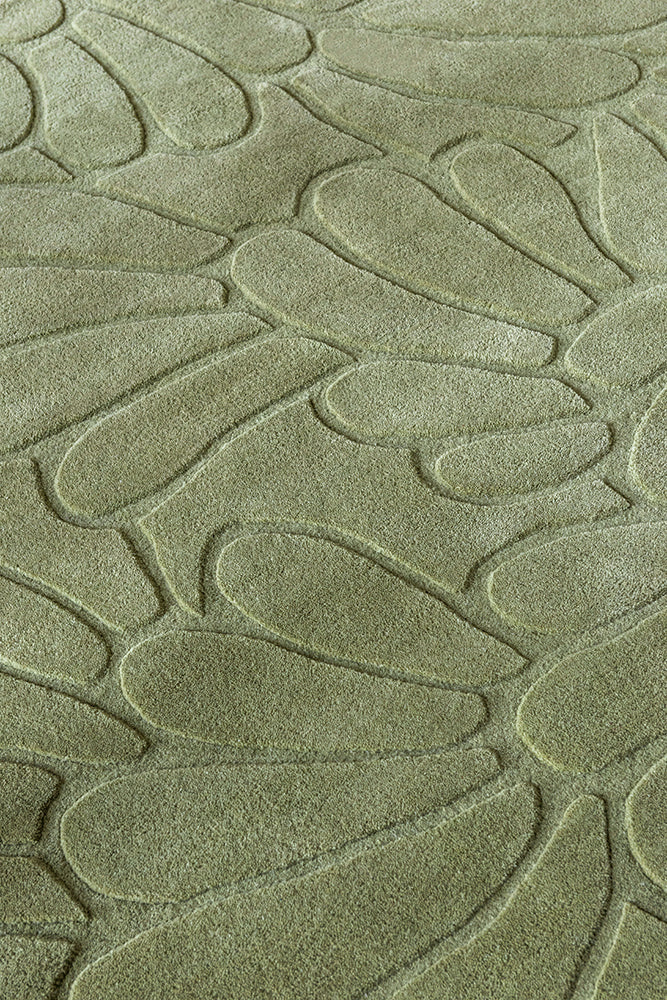 Laura Ashley Coleby Petals Hedgerow Green 078807 Rug