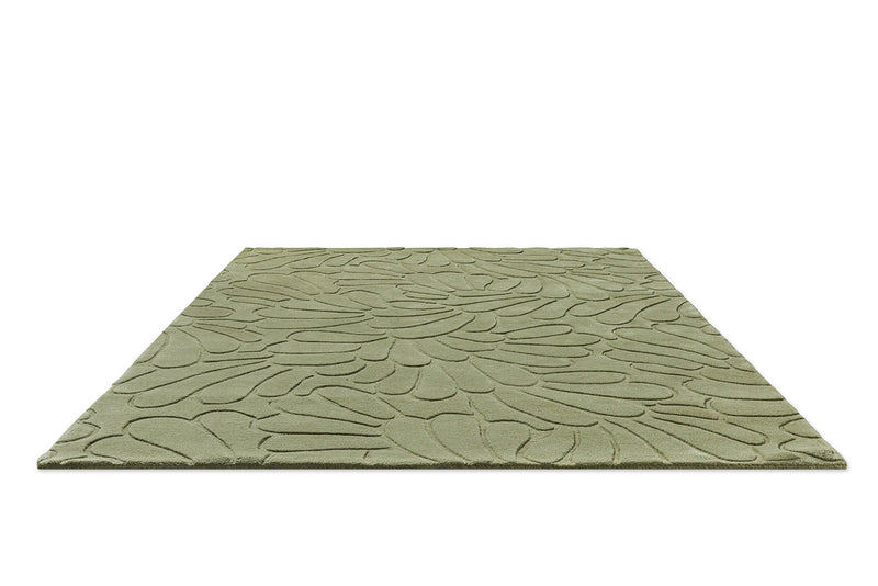 Laura Ashley Coleby Petals Hedgerow Green 078807 Rug