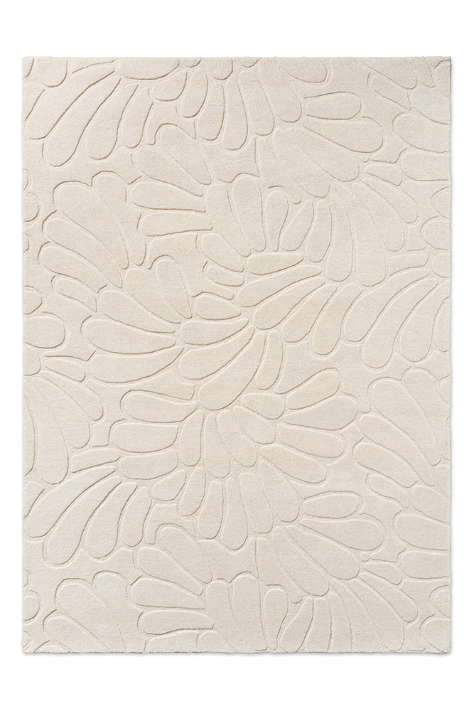 Laura Ashley Coleby Petals Ivory Cream 078809 Rug