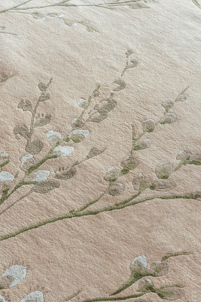 Laura Ashley Pussy Willow Hedgerow Green 079807 Rug