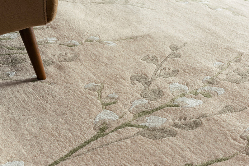 Laura Ashley Pussy Willow Hedgerow Green 079807 Rug