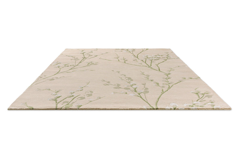 Laura Ashley Pussy Willow Hedgerow Green 079807 Rug